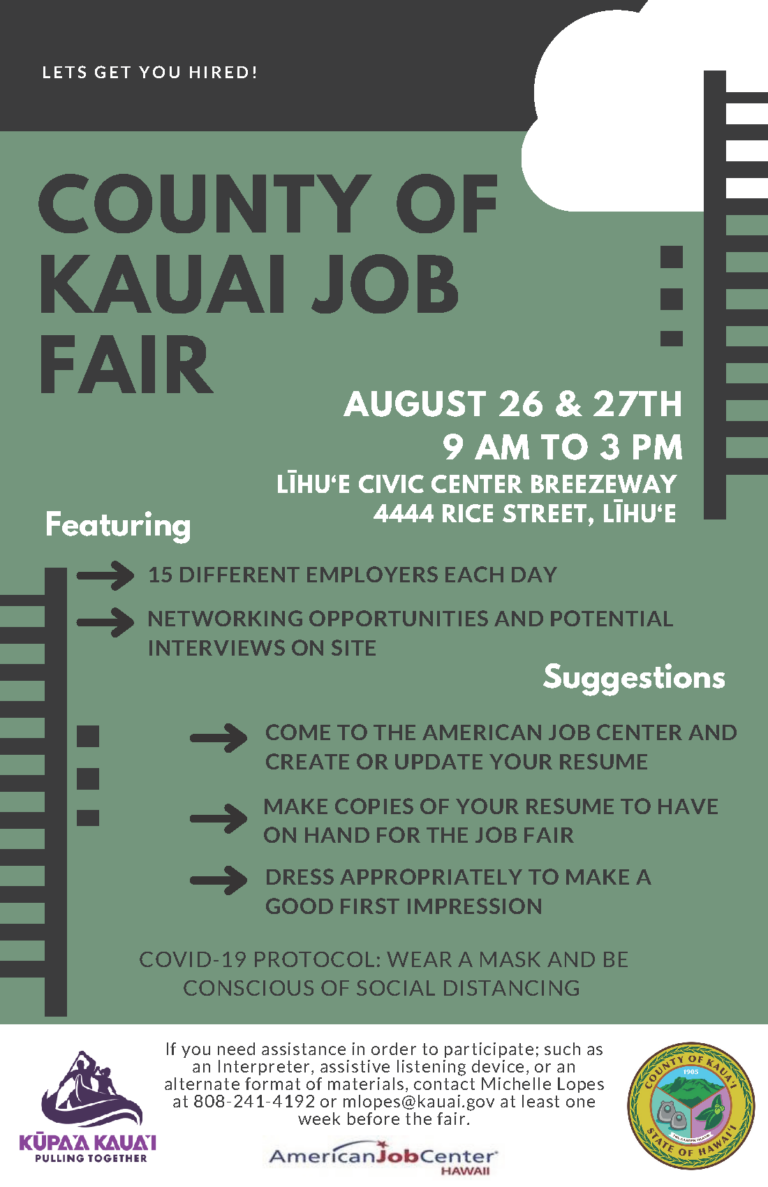 Job Fairs on Kauai