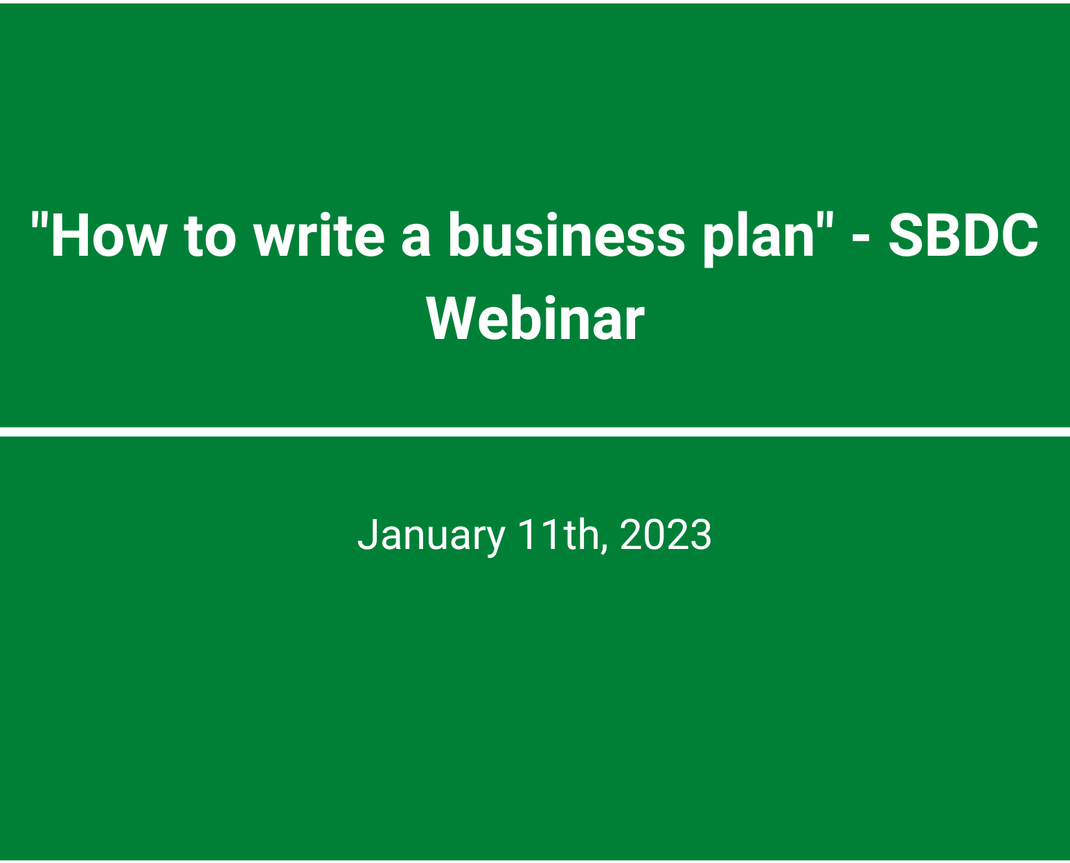 sbdc business plan workbook